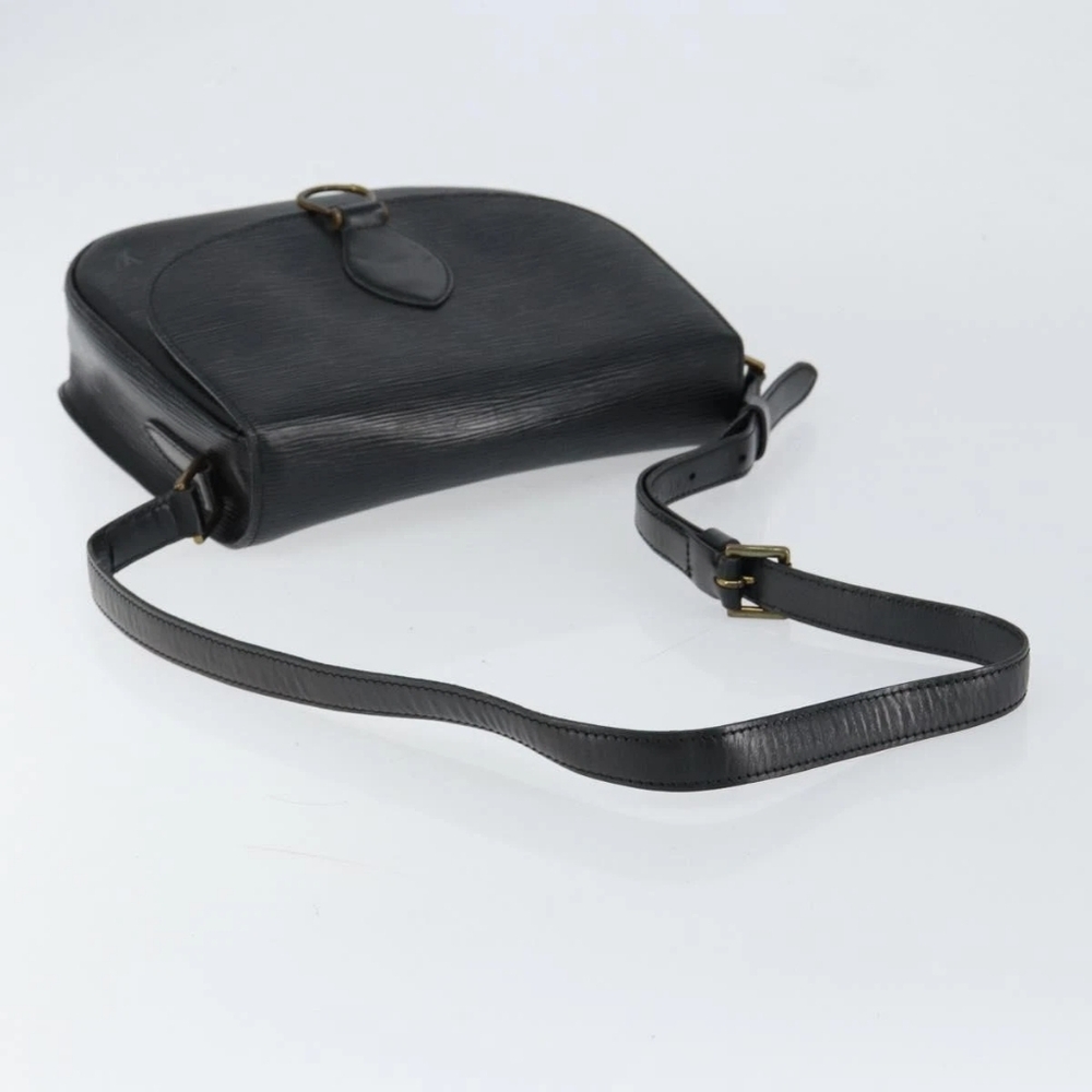 LOUIS VUITTON Epi Saint Cloud GM Shoulder Bag Black Noir - Picture 5 of 16